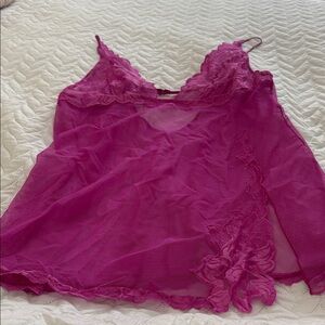 Victoria’s Secret Pink Lace Camisole Slip Nightie